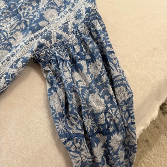 J Jill Top Large Paisley Floral Fairy Artsy Abstract Art to Wear Size Medium E42 - Picture 2 of 6